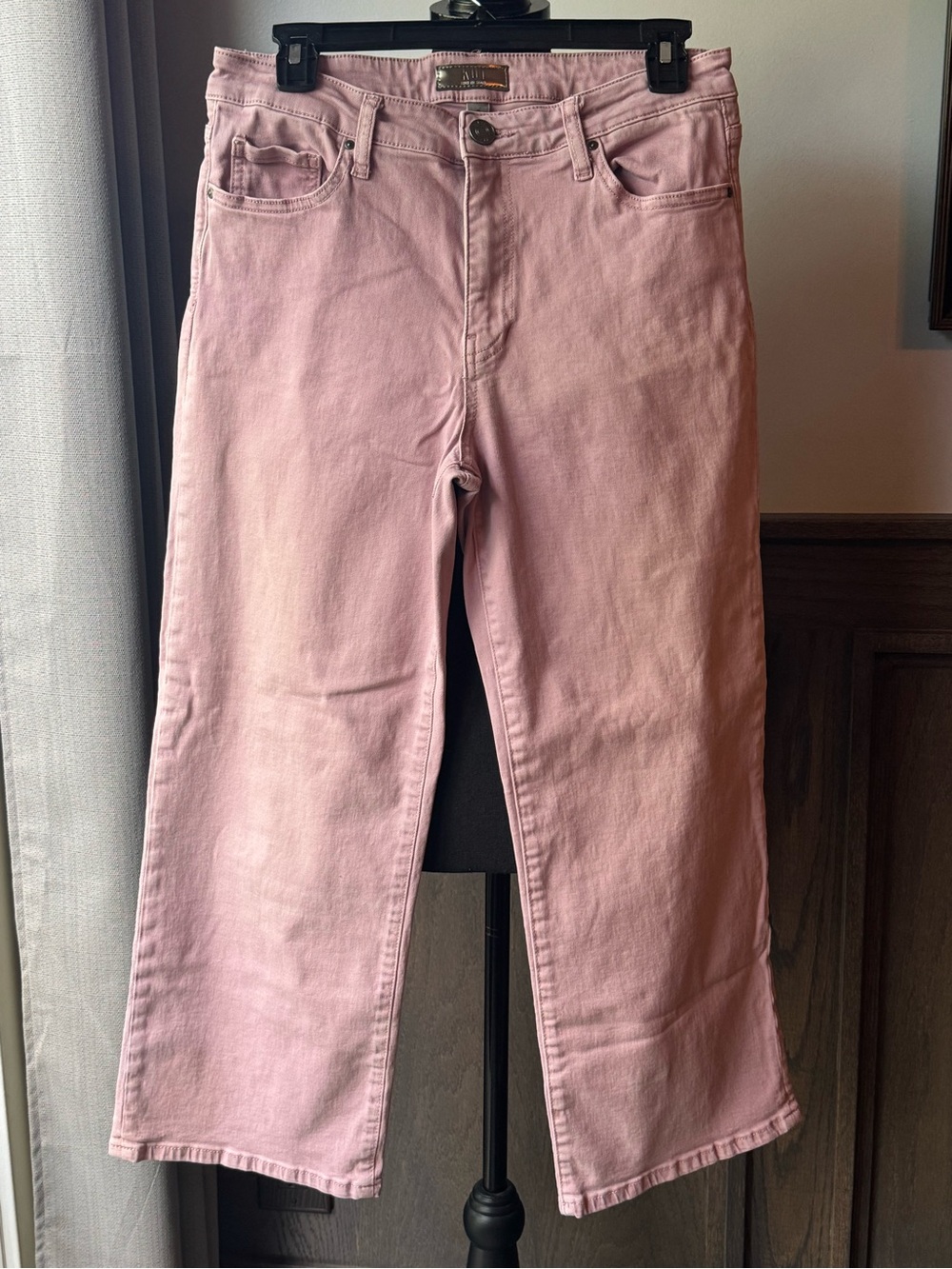 Kut from the Kloth Pale Pink charlotte high rise culottes sz 8